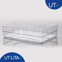 Organizador Diamond 22,5x 15x 5,2cm Cristal UTMAIS938 na internet