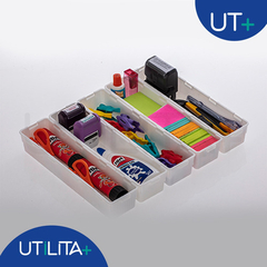 Organizador Modular Com 5 Unidades 33 x 26,5 x 4,5cm UTMAIS1062 - Utilita Mais - Sua loja de utilidades para facilitar o seu dia a dia