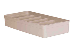 Organizador Modular Com Divisórias Creme 35,5 x 10,5 x 7,5 cm UTMAIS1907 - comprar online