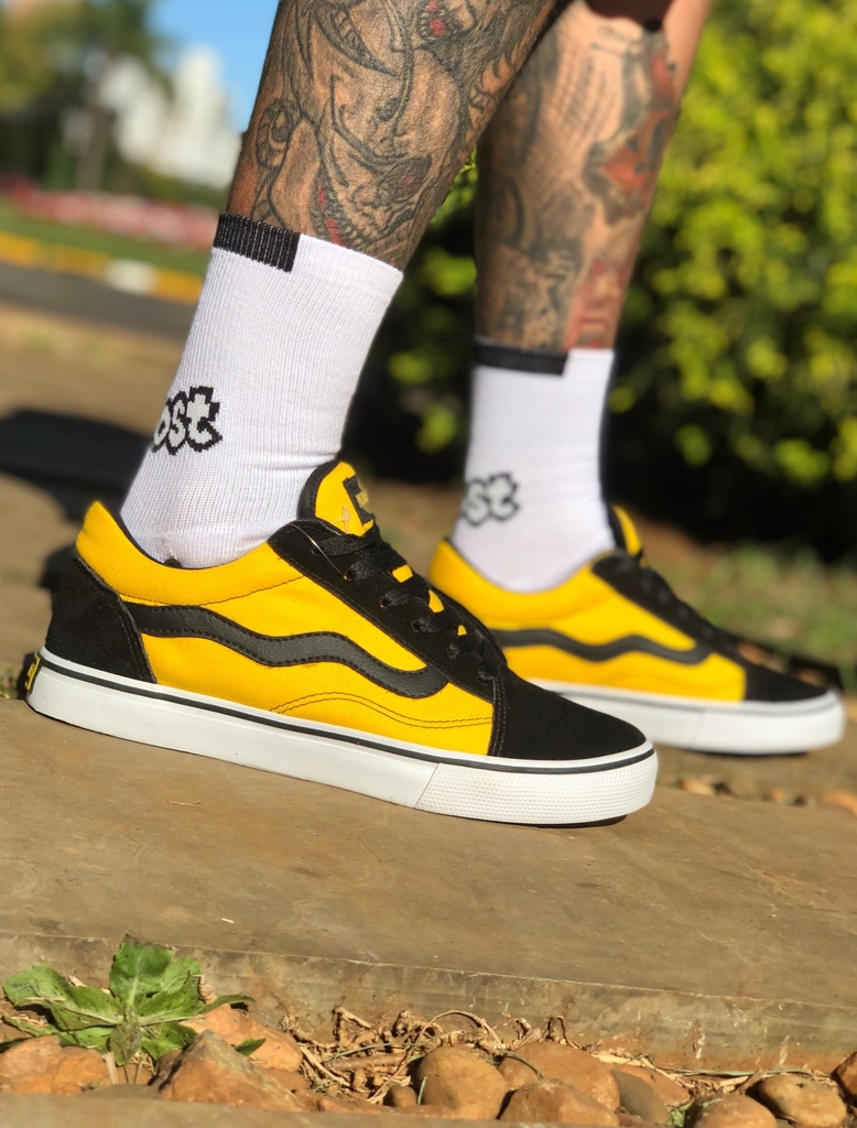 Tênis Mad Rats Old School Preto/ Amarelo