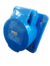 TOMADA INDUSTRIAL FIXA DE EMB 32A 3P 200/250V AZUL 6H IP44