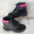 154094000 BOTA ROCK KIDS - 154 PRETO/PINK/ROSA CLARO na internet