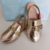 Mule Infantil Sua Cia Light Gold Níquel Ouro Lig