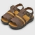 SANDALIA TIC TAC CASUAL CHOCOLATE E OCRE KLIN - comprar online