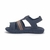 SANDALIA TIC TAC CASUAL MARINHO E TAUPE KLIN - comprar online