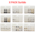 Pack Aros Perla PACK de 9 Pares en internet