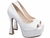 Sapato Meia Pata Feminina Branco Torricella - comprar online