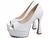 Sapato Meia Pata Feminina Branco Torricella na internet