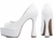 Sapato Meia Pata Feminina Branco Torricella - Ma Che Bello