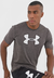 Camisa Under Armour UA Big Logo SS- Grafite