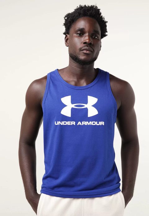 Camiseta Regata Under Armour Sportstyle Logo Tank - Masculina em Promoção
