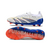 Chuteira Campo Adidas Predator Accuracy+ FG Azul Branca 974 - comprar online