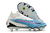 Chuteira Campo Nike Phantom GX DF Link SG Anti Clog - Trava Mista - Embutida - Azul+Branco - Botinha - JG ESPORTES