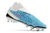 Chuteira Campo Nike Phantom GX DF Link SG Anti Clog - Trava Mista - Embutida - Azul+Branco - Botinha