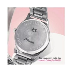 Relógio Feminino Aço Inox Quartz Original Pequeno Casual - Orizom