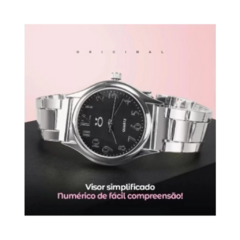 Relógio Feminino Aço Inox Quartz Original Pequeno Casual - Orizom - ECG EXPRESS.COM