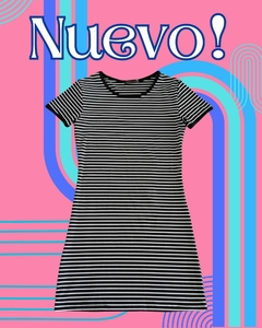 Vestido bodycon a rayas