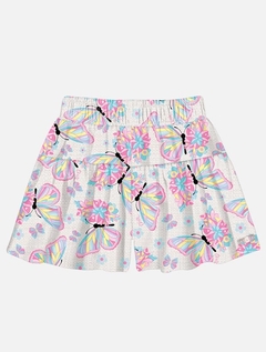 Conjunto Infantil Cinti Verão Shorts e Blusa Borboleta Rosa - Bueno's Kids Moda Infantil