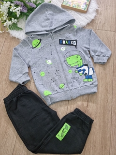 Conjunto Moletom Dino Astronauta