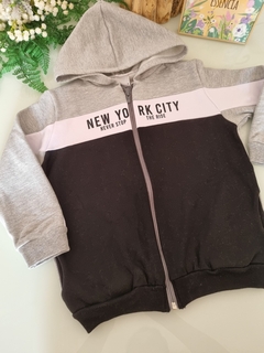 CONJUNTO INFANTIL MENINO NEW YORK CITY EM MOLETOM MALWEE KIDS CINZA na internet