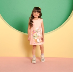 Vestido Estampado Gatinha - Milli & Nina - comprar online