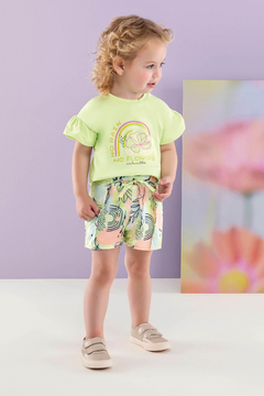 Conjunto Infantil Menina No Rainbows Colorittá - comprar online