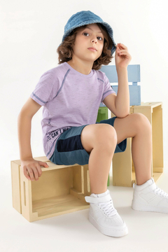 Conjunto Infantil Menino Tomorrow Can't Wait Colorittá Lilás - comprar online