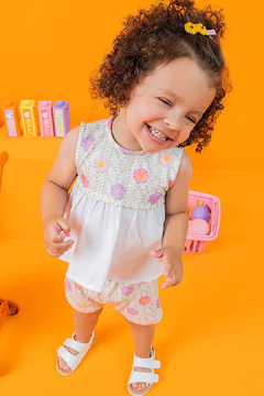 Conjunto Infantil Kukiê em Molecotton e Tricoline - comprar online