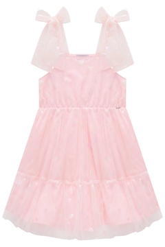 Vestido Tule Corações Kukie 75539 - Bueno's Kids Moda Infantil