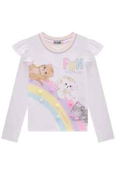 Blusa Fun Manga Longa Menina Kukiê - comprar online