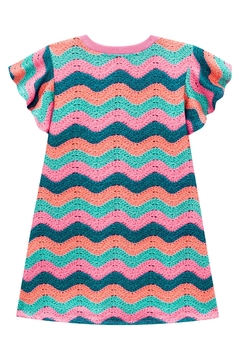 Vestido Infantil Kukie Verão Crochê 3D Ursinha - loja online