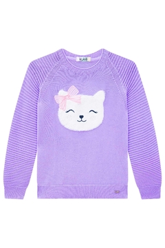 Blusão em Tricot 100% Algodão sem Costura 69107 Kukiê - Bueno's Kids Moda Infantil