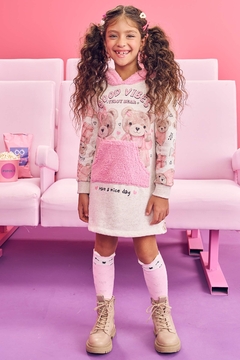 Vestido Infantil Kukie Inverno Ursinhos - comprar online