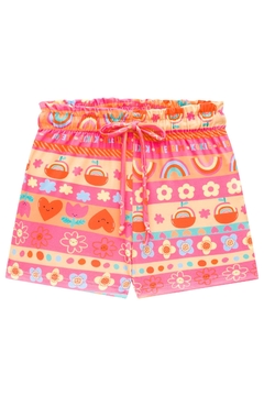 Conjunto Infantil Kukie Alecrim Verão Shorts e Blusa Sweet Fruit - Bueno's Kids Moda Infantil