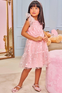 Vestido Tule Corações Kukie 75539 - comprar online