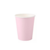 Copo Papel Liso Rosa Claro Candy Color - 270ml. - 8 unid.