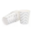 Copo Papel Branco Chevron Zig Zag Prata - 270ml - 10 unid.