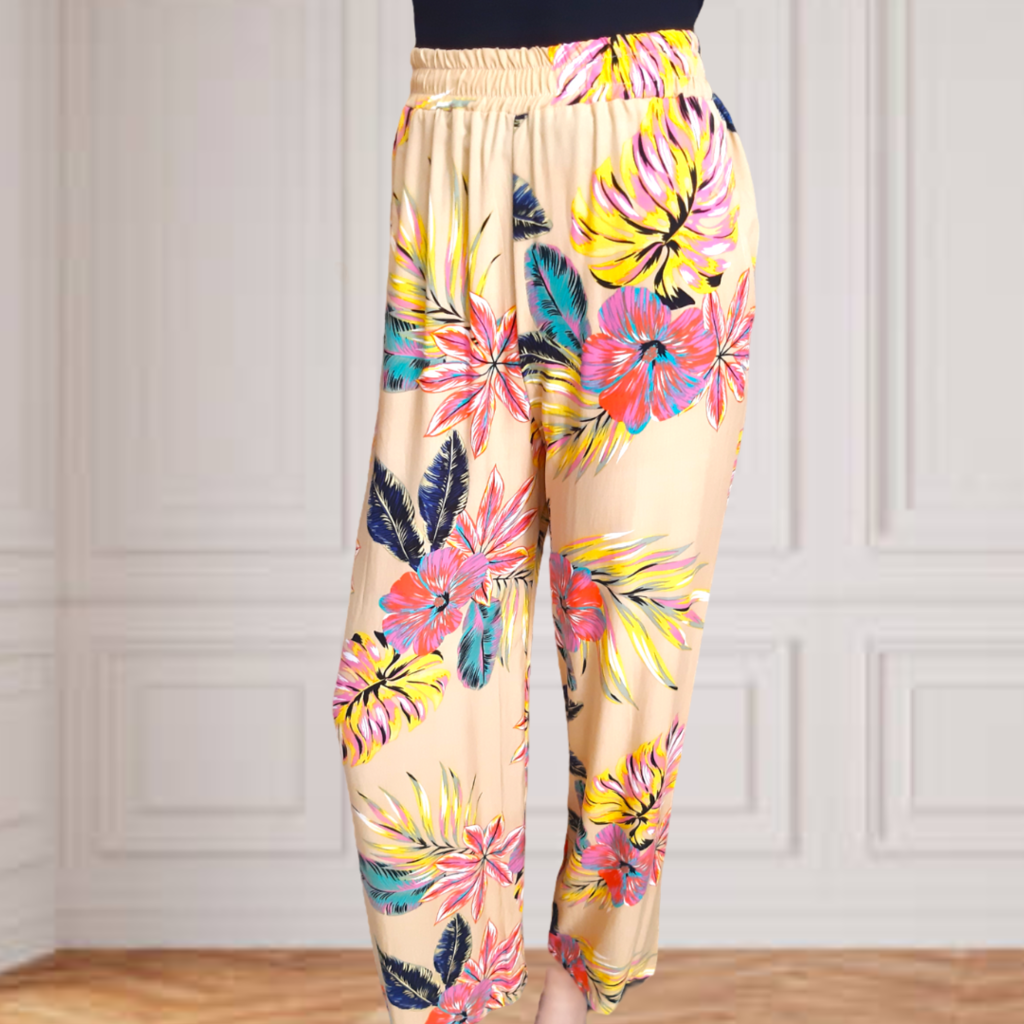 Pantalon palazzo de cheap fibrana