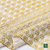 784/106- Encaje PVC Florcitas Dorado