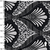 1079/430- Colchonero Estampado Ornamental Negro - comprar online