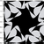 1079/497- Colchonero Estampado Flores Geométricas Fondo Negro - comprar online