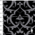 1079/500- Colchonero Estampado Ornamental Negro - comprar online