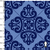 1079/504- Colchonero Estampado Rombos Azul Marino - comprar online