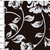 1079/509- Colchonero Estampado Flores Plata Sobre Negro - comprar online