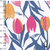 1660/326- Cuerina Estampada Flores Azul - comprar online