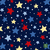 1623/603- Micropolar Estampado Estrellas Azul marino