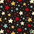 1623/605- Micropolar Estampado Estrellas Negro