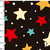 1623/605- Micropolar Estampado Estrellas Negro - comprar online