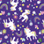 1623/607- Micropolar Estampado Unicornios Violeta