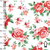 1219/577- Tropical Rosas Rojas Sobre Blanco - comprar online